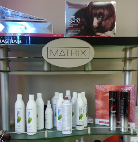 Various hair-care products from Matrix